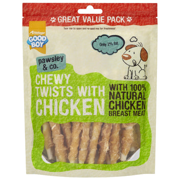 Chewy Chicken Twists -  320g Value Pack