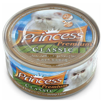 Princess Premium Chicken & Tuna with Rice & Shrimp Caviar 170g
