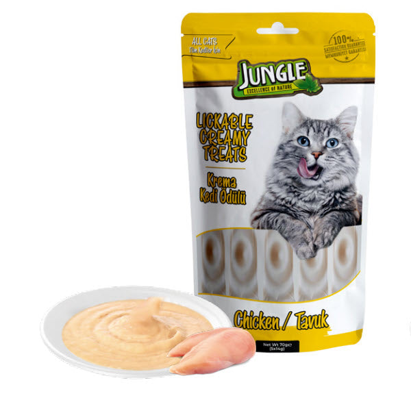 Jungle Lickable Treat Chicken For Cat 14gx5