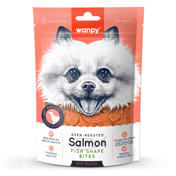 Wanpy SOFT SALMON & FISHSKIN BITES 100 g