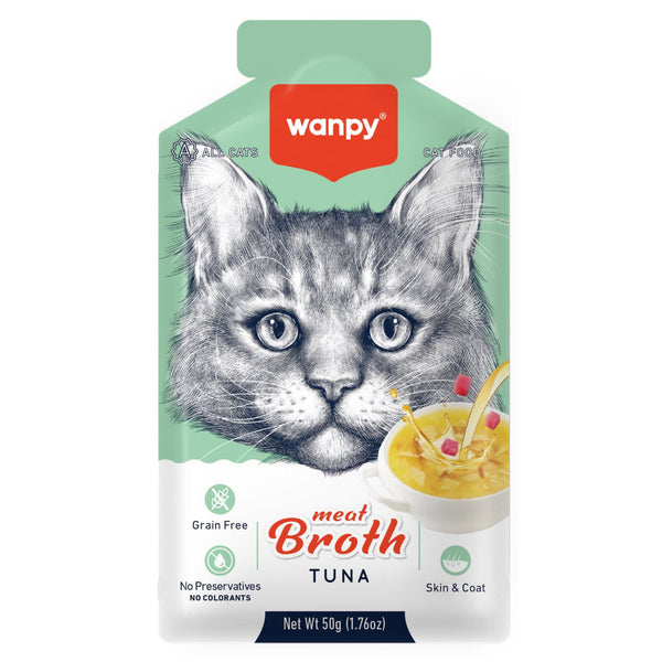 Wanpy MEAT BROTHS TUNA FOR CAT 50G