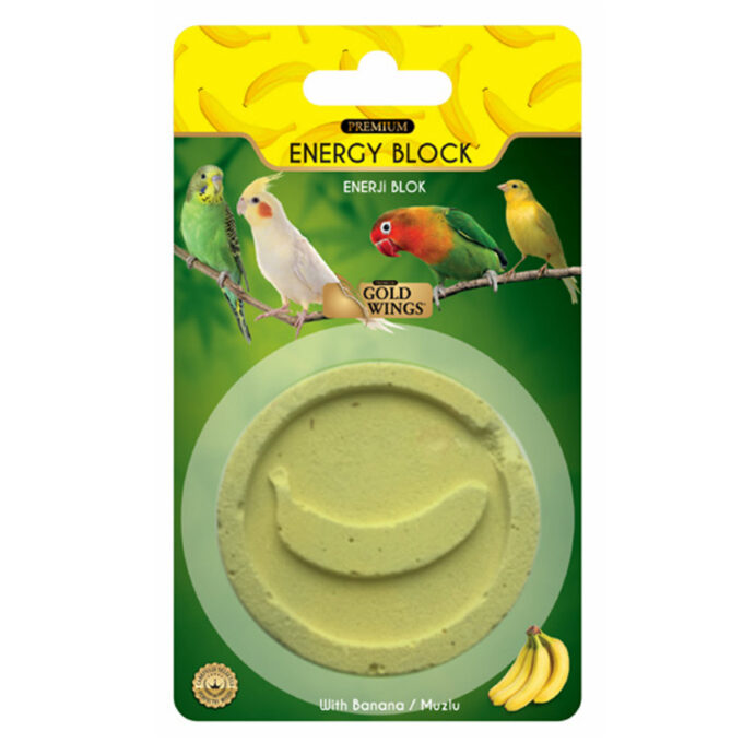 Goldwings Premium Bird Energy Block Banana Double 20GR