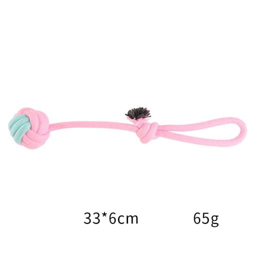Pets Club Knot Rope Ball Dog