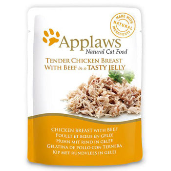 Applaws Cat Chicken with Beef in Jelly 70g
