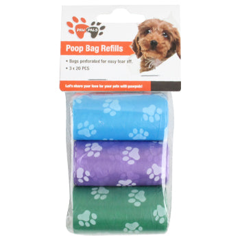 Paw Pals Poop Bag Waste Bags - Refills
