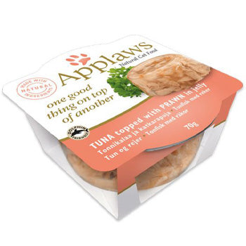 Applaws Cat Tuna & Prawn 70g Layer