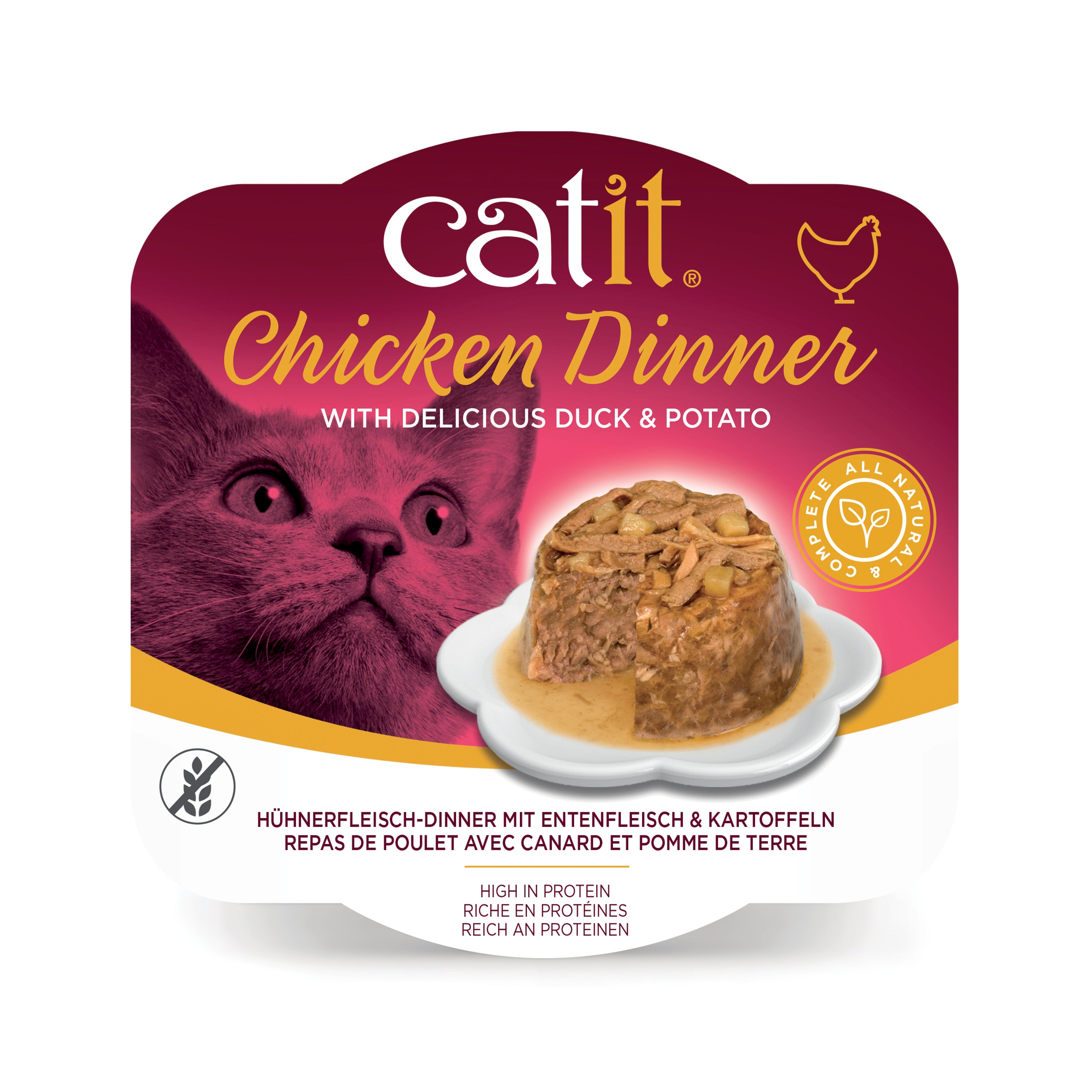 Catit Chicken Dinner, Duck & Potato 80g