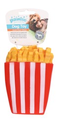 Pawise Red & Yellow French Fries Shape Chew Dog Toy