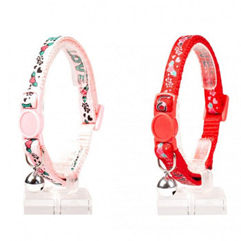 Duvo Cat Collar Nylon Mixed Colors Love 20 - 30cm / 10mm