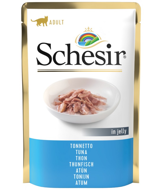 Schesir Cat Pouch Jelly Tuna for Adult 85g
