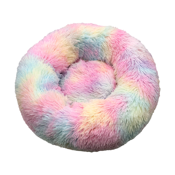 FOFOS Tie Dye Donut Pet Bed