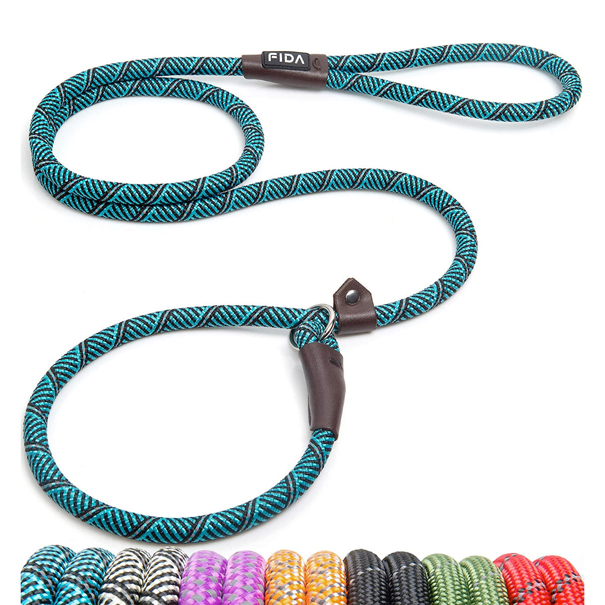 Fida Durable Slip Lead Dog Leash / Training Leash - Blue