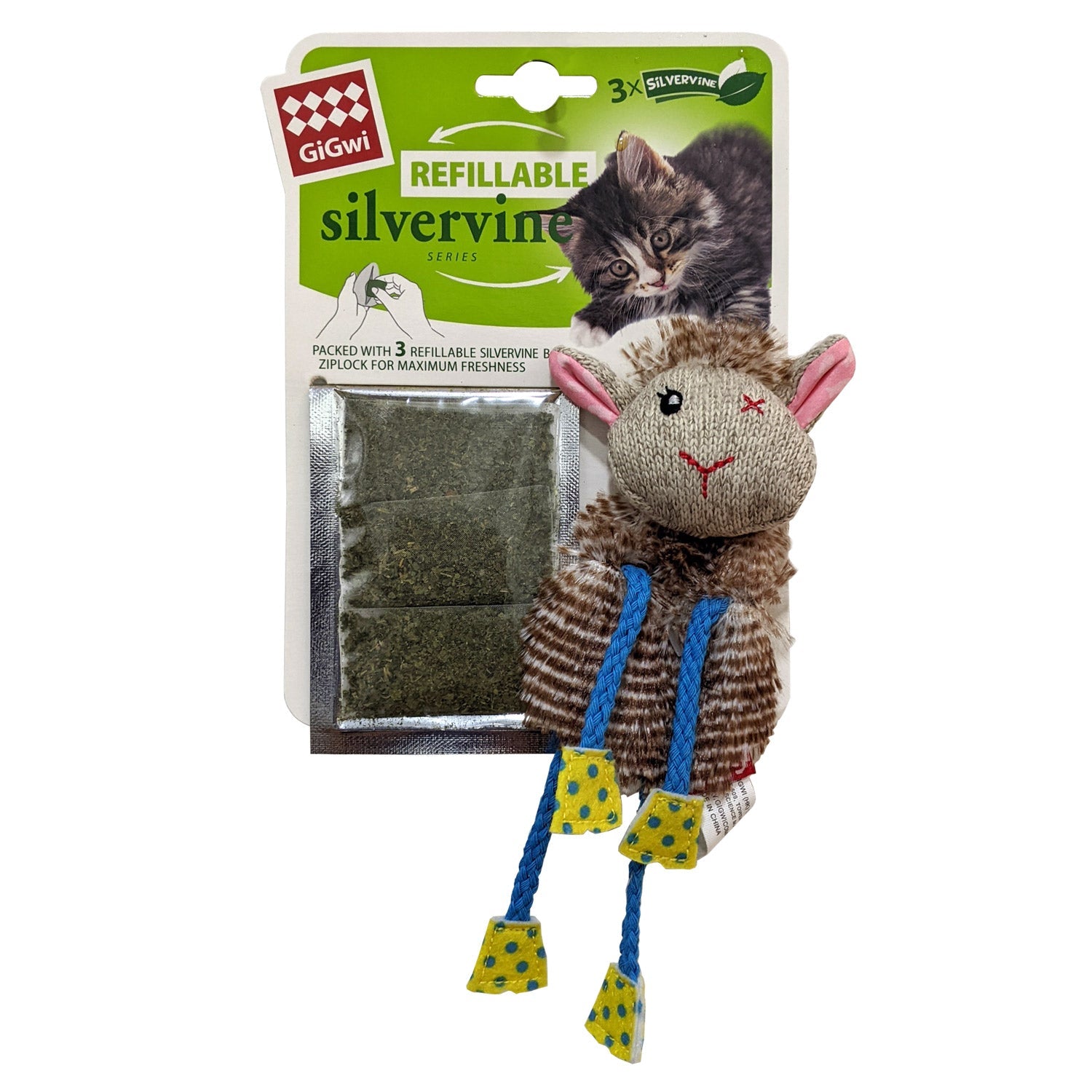 Sheep Refillable Slivervine with 3 Slivervine teabags with ziplock bag 