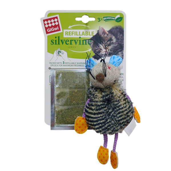 Mouse Refillable Slivervine with 3 Slivervine teabags with ziplock bag 