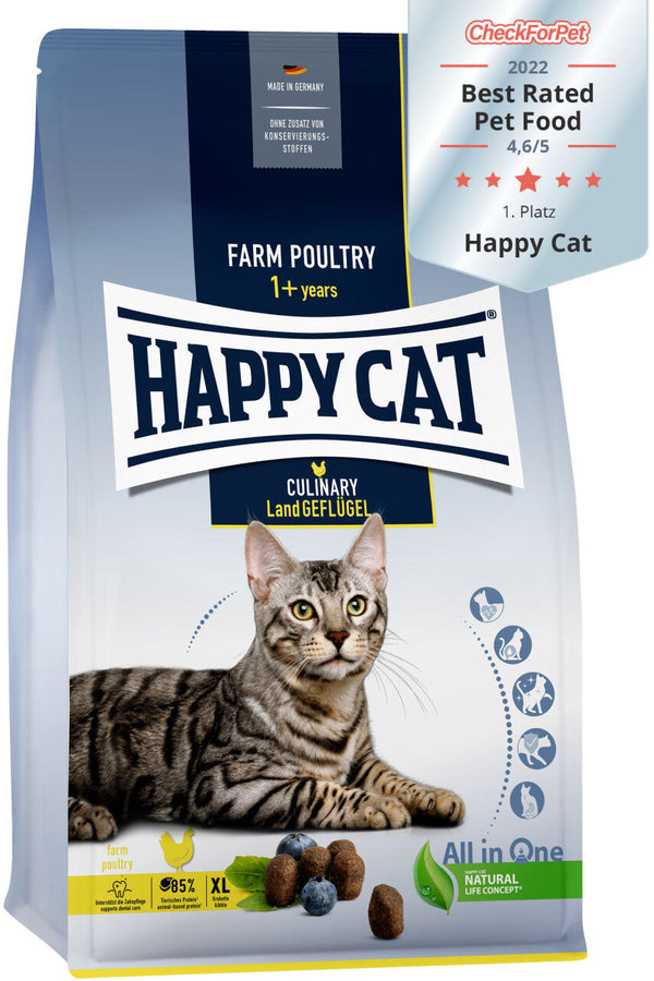 HAPPY CAT CULINARY ADULT FARM POULTRY 1.3KGS