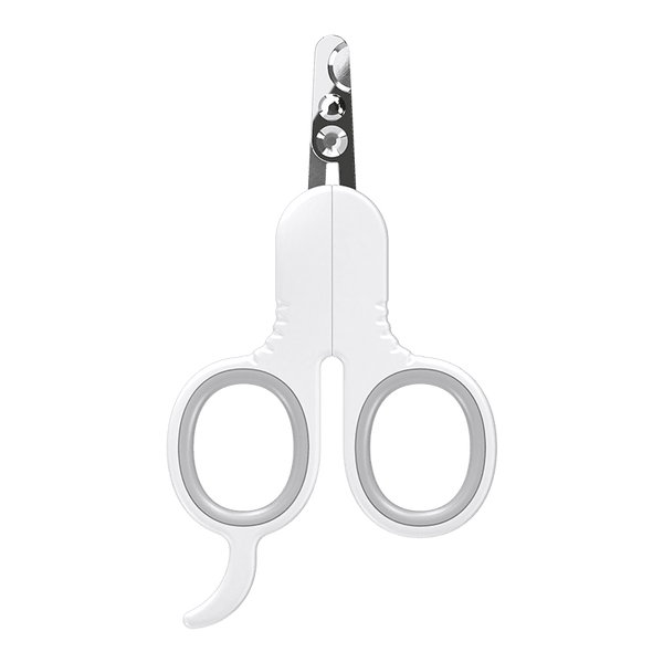 pakeway Pet Nail Clipper-Q double edge style-L 12.7 x W7.3 x T 0.7 cm-Grey