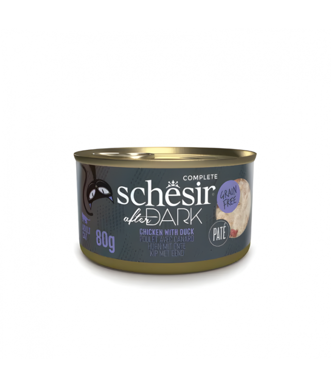 Schesir After Dark  Patè For Cat  Chicken With Duck  80g