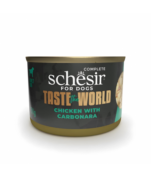 Schesir Taste The World Dog Wholefood - Chicken With Carbonara150g