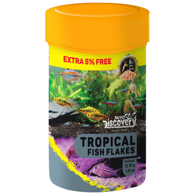 Taiyo Pluss Discovery Tropical Flakes -52.5Gm (250ml) SKU: SPZ-23625