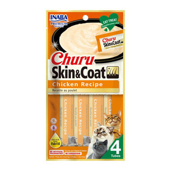 Churu Skin & Coat- Chicken Recipe 4PCS/PK