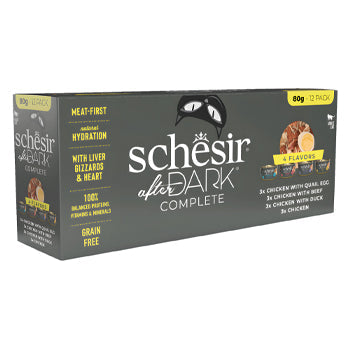 Schesir After Dark Wholefood In Broth Cat Wet Food Variety Pack