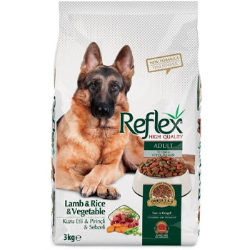 Reflex Adult Dog Food Lamb, Rice and Vegetable 3KG