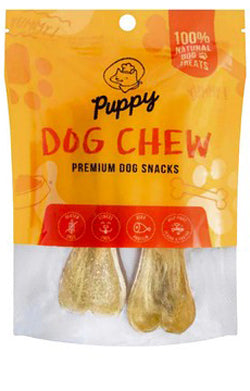 PUPPY PRESSED BONE 4" 2PCS 80G