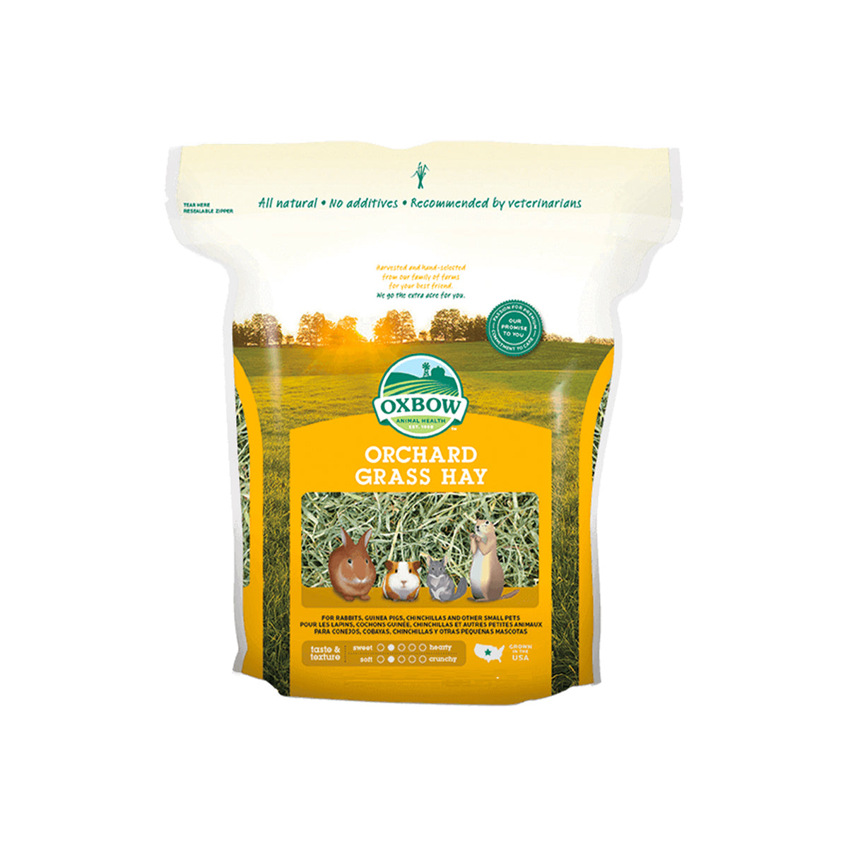 Oxbow Orchard Grass Hay for Small Animals, 40 Oz