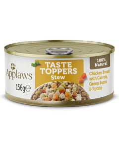Applaws Taste Topper Stew Chicken Veg Dog Tin