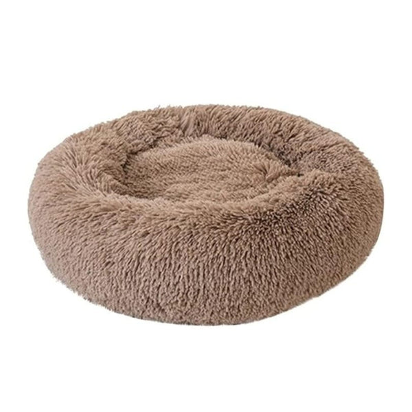 Coco Kindi Soft Plush Round bed-Khaki 40cm SKU: CK-0408-K