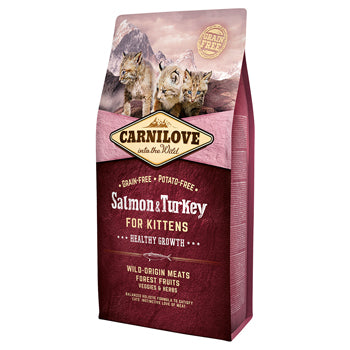 Carnilove Salmon & Turkey For Kittens 6kg