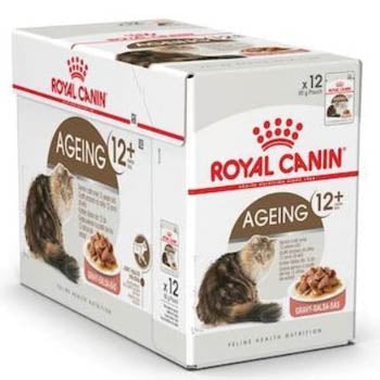 Feline Health Nutrition Ageing +12 Gravy (WET FOOD - Pouches) 85x12