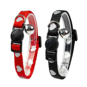 Duvo Cat Collar Nylon Hearts 20 - 30cm / 10mm