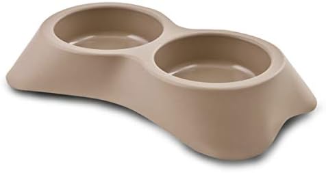 Mp Bergamo Food and Water Bowl Nuvola, Ash color, 0.6 litres