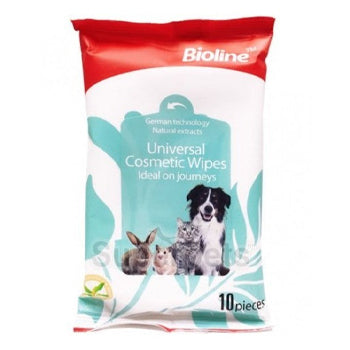 Bioline Universal Cosmetic Wipes 10Pcs