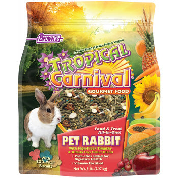 FM Brown's Tropical Carnival® Gourmet Pet Rabbit Food