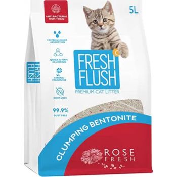 Fresh Flush 10 LT Rose Scented Cat Litter