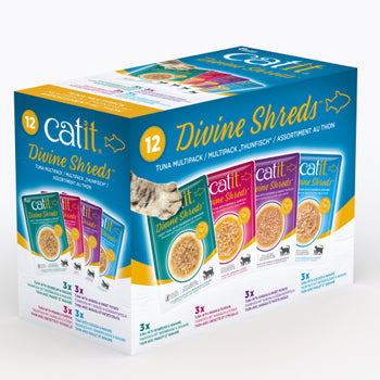 Catit Divine Shreds, Tuna Multipack 75g, 12pcs/box