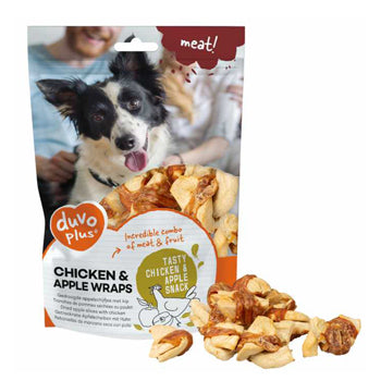 Duvo+ Meat! Chicken & Apple Wraps 100g - 10 Pcs