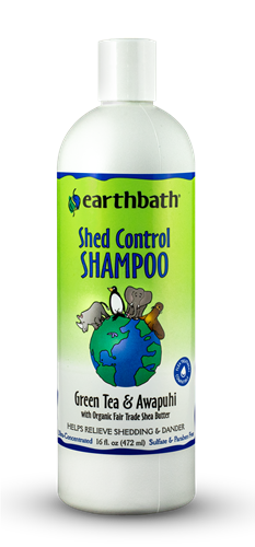 Earthbath Shed Control Shampoo, Green Tea & Awapuhi 16oz