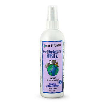earthbath 3-IN-1 Deodorizing Spritz, Lavender with Skin & Coat Conditioners 8oz