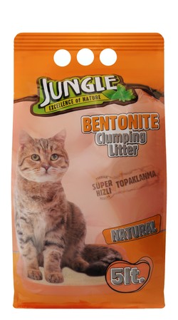 Jungle Bentonite Clumping Cat Litter 5 L