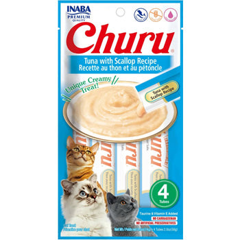 Inaba Churu Tuna with Scallop Recipe 56g Cat Treats