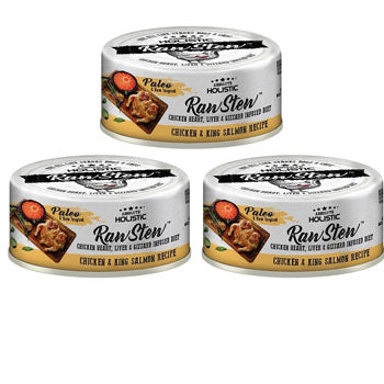 Absolute Holistic RawStew - Chicken & King Salmon Recipe 80g