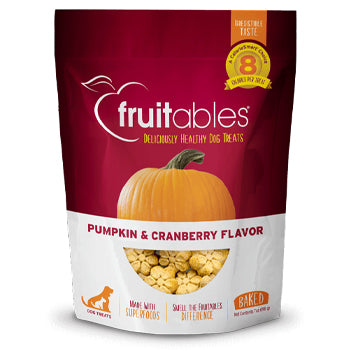 Fruitables Dog Treats Pumpkin & Cranberry 198gr