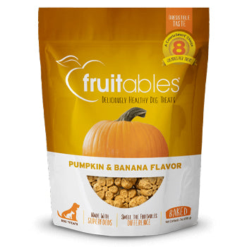 Fruitables Dog Treats Pumpkin & Banana 198gr