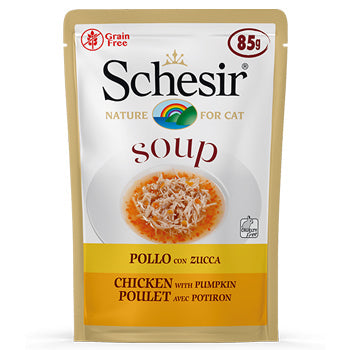 Schesir Cat Wet Soup-Chicken with Pumpkin 85g