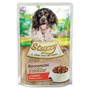 Stuzzy Dog Chunks With Beef 100g Pouch