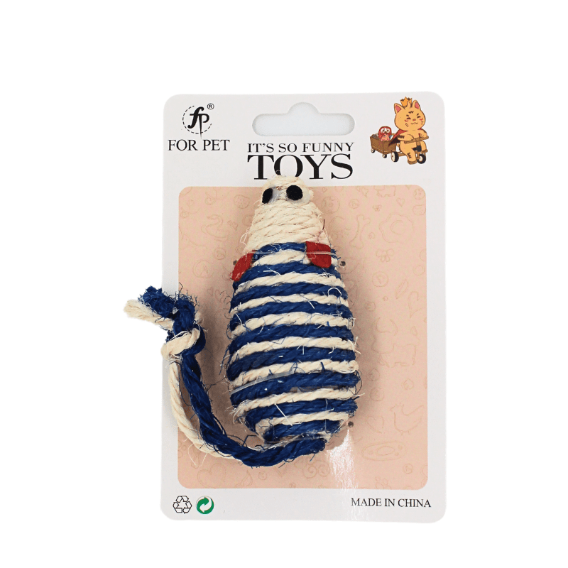 For Pet Sisal Cat Toy Mice - 14