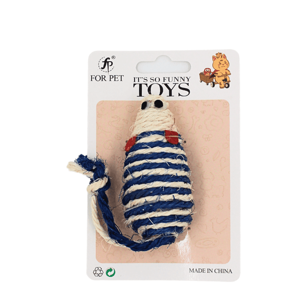 For Pet Sisal Cat Toy Mice - 14